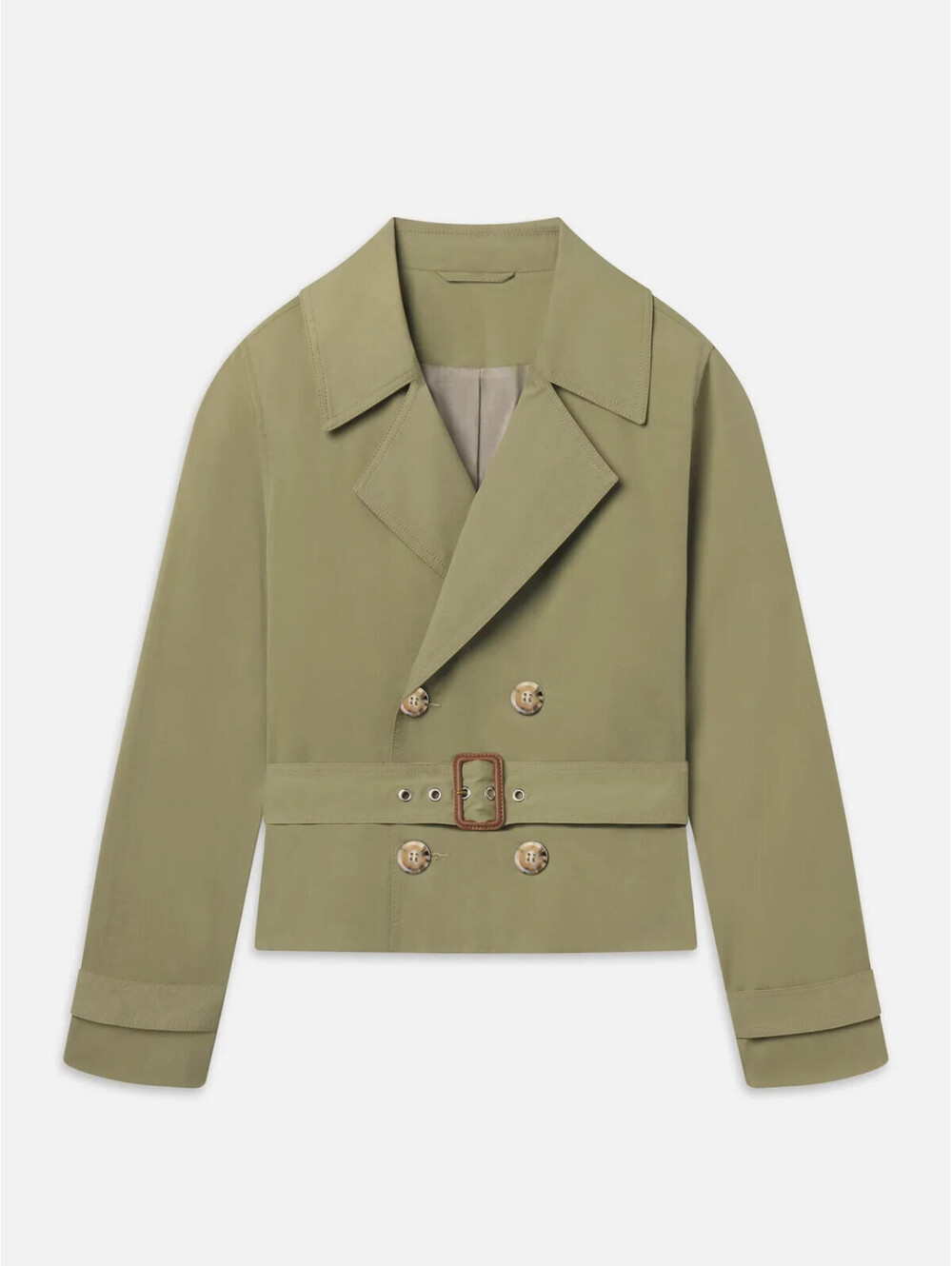 NEW, Frame The Uniform Trench in Military Green Sz M #SJ2583